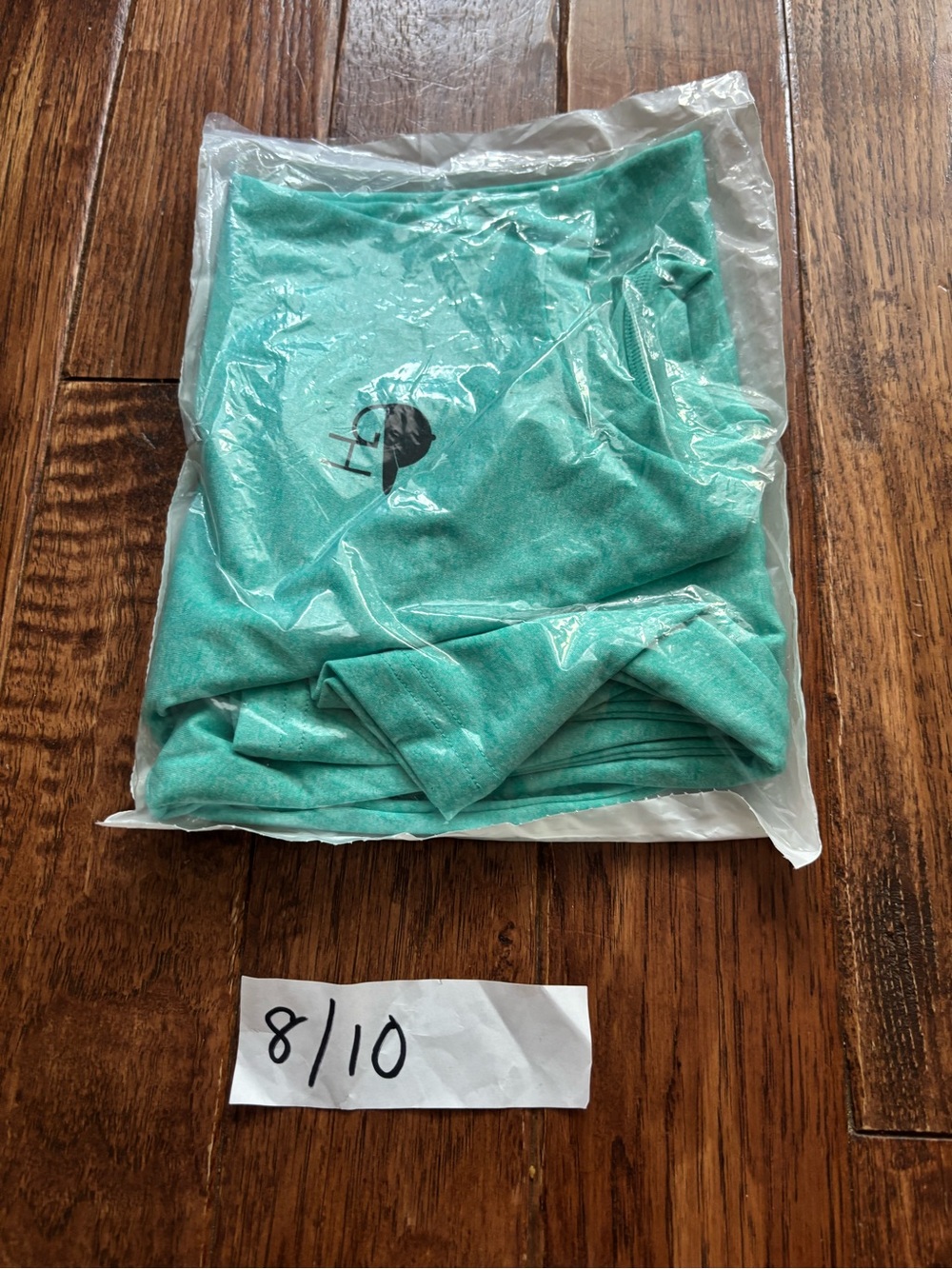 George Hats 8/10 Teal Mint Green Sun Shirt Long Sleeve Swim Rashguard